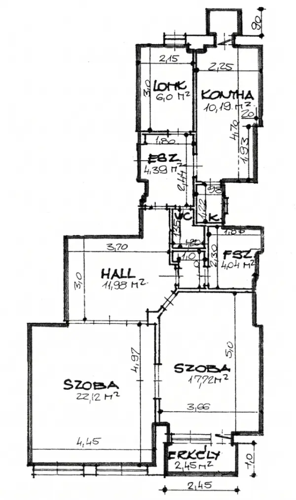 Eladó téglalakás, Budapest, IX. kerület 3 szoba 80 m² 99 M Ft